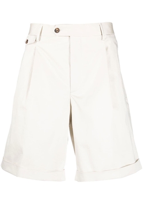 Lardini high-waisted Bermuda shorts - White