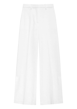ANINE BING Lyra pressed-crease tailored trousers - White