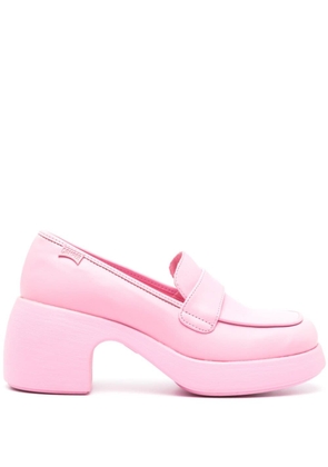 Camper Thelma 67mm block-heel loafers - Pink