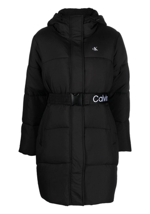 Calvin Klein Jeans hooded puffer jacket - Black