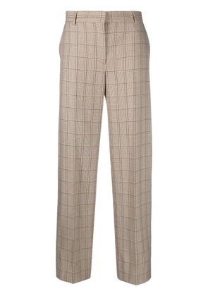 TOTEME windowpane-check tailored trousers - Neutrals