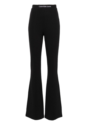 Calvin Klein Jeans Milano logo-waistband leggings - Black