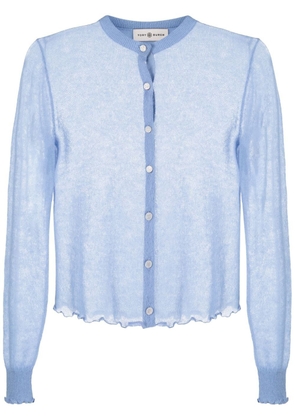 Tory Burch button-down fitted cardigan - Blue