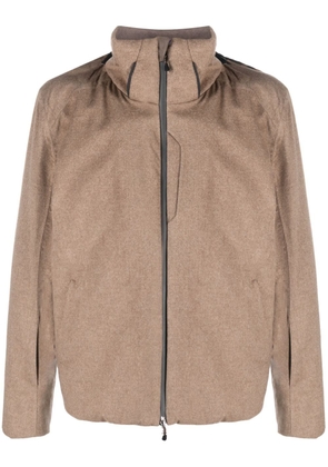 Sease Balma hooded cashmere jacket - Brown