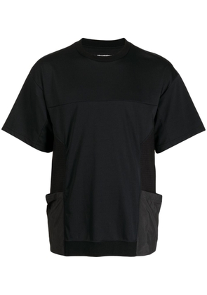 White Mountaineering short-sleeve cotton T-shirt - Black