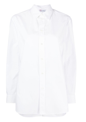 RED Valentino Camicia tie-back cotton shirt - White