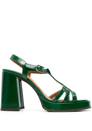 Chie Mihara Zico 103mm leather sandals - Green