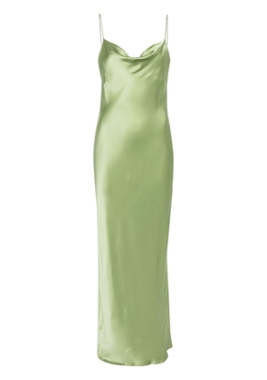 Dorothee Schumacher charmeuse silk dress - Green