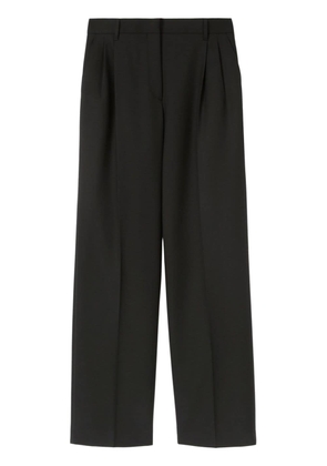 Burberry wide-leg wool trousers - Black