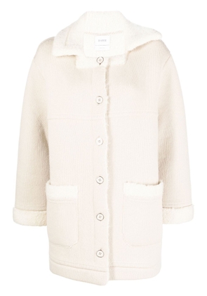 Barrie cashmere-alpaca buttoned coat - Neutrals