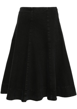 KHAITE Lennox denim skirt - Black