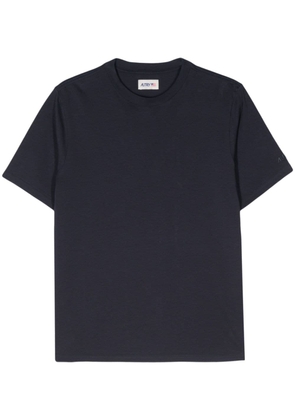 Autry logo-appliqué cotton T-shirt - Blue