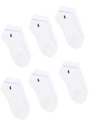 Polo Ralph Lauren pack of six socks - White