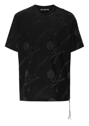 Mastermind World skull logo-print T-shirt - Grey