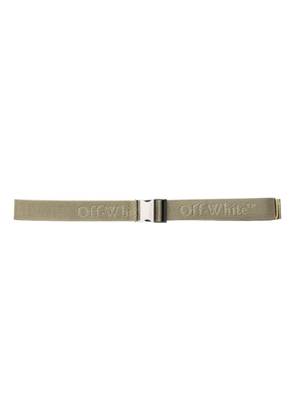 Off-White Tuc Long Tape belt - Green