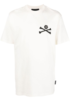 Philipp Plein Skeleton short-sleeve T-shirt - Neutrals