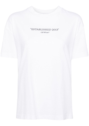 Off-White Est' 2013-print cotton T-shirt