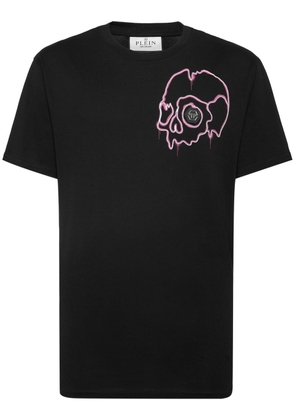 Philipp Plein Dripping Skull cotton T-shirt - Black