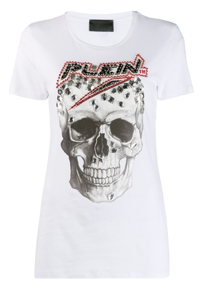 Philipp Plein skull print T-shirt - White