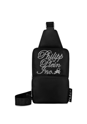 Philipp Plein logo-print messenger bag - Black