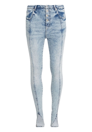 Karl Lagerfeld Jeans high-waisted super-skinny jeans - Blue