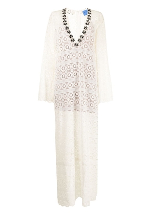 Macgraw Mythology cotton maxi dress - White