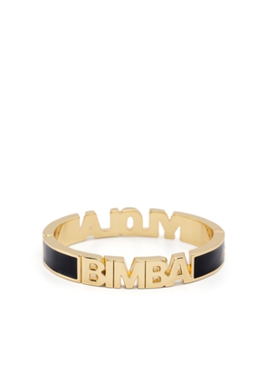 Bimba y Lola enamel-logo two-tone bracelet - Gold