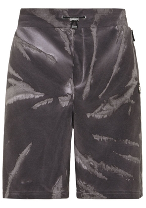 Philipp Plein Tutti Frutti tie-dye Bermuda shorts - Grey