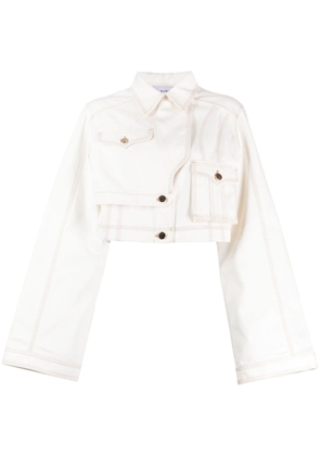 Acler Valleybrook denim jacket - White