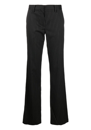 Magda Butrym high-waisted pinstripe trousers - Black