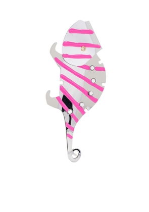 Bimba y Lola striped single earring - Pink