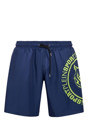 Plein Sport Carbon Tiger swim shorts - Blue