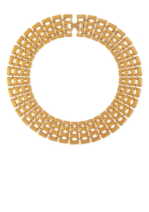 Susan Caplan Vintage 1970s Napier chain-link choker necklace - Gold