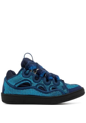 Lanvin Curb rhinestone-embellished sneakers - Blue