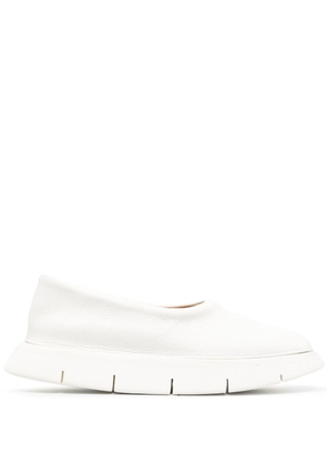 Marsèll chunky sole leather loafers - White