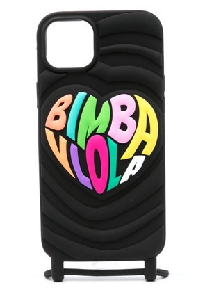 Bimba y Lola logo-embossed iPhone 14 Plus case - Black