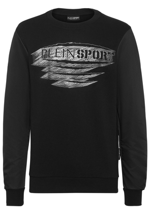 Plein Sport logo-print sweatshirt - Black