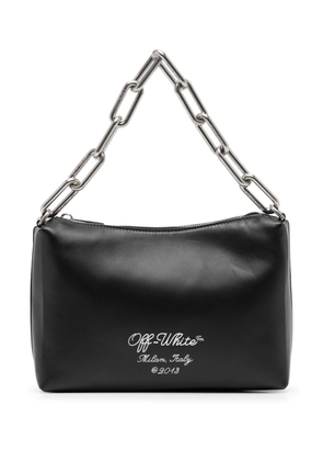 Off-White Block leather clutch bag - Black