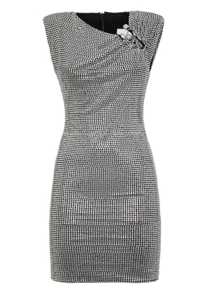 Philipp Plein embellished mini dress - Grey