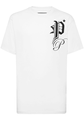 Philipp Plein Gothic logo-print T-shirt - White