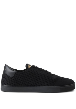 Burberry logo-print knitted sneakers - Black