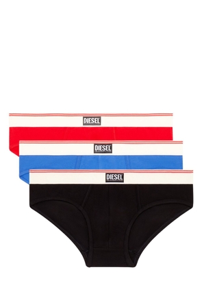 Diesel Andre cotton briefs (pack of three) - Blue