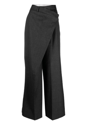 Acne Studios high-waisted wide-leg trousers - Grey