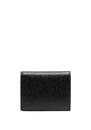 Thom Browne pebbled billfold wallet - Black