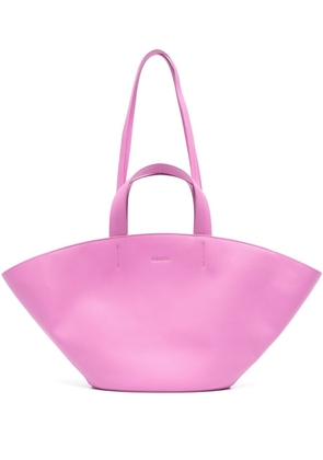 Patrizia Pepe shopper faux-leather tote bag - Pink