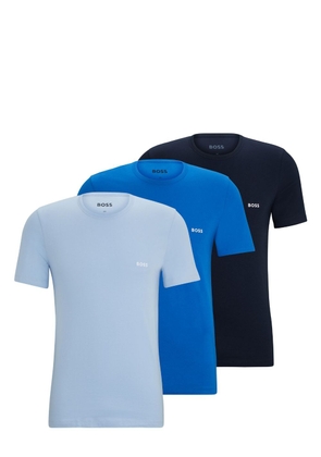 BOSS cotton undershirts (pack of three) - Blue