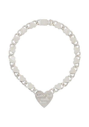 Natasha Zinko Hearts chain necklace - Silver