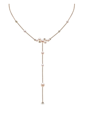 Yoko London 18kt yellow gold Trend freshwater pearl and diamond necklace