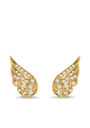 Pragnell 18kt yellow gold diamond Tiara earrings