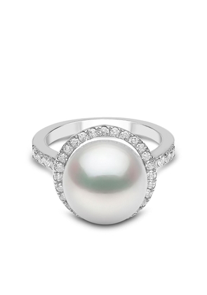 Yoko London 18kt white gold Classic south sea pearls and diamond ring - Silver